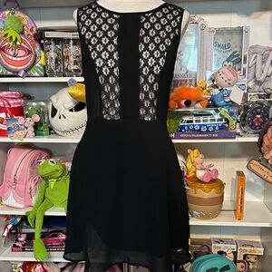 Forever 21 Black Lace Mini Dress